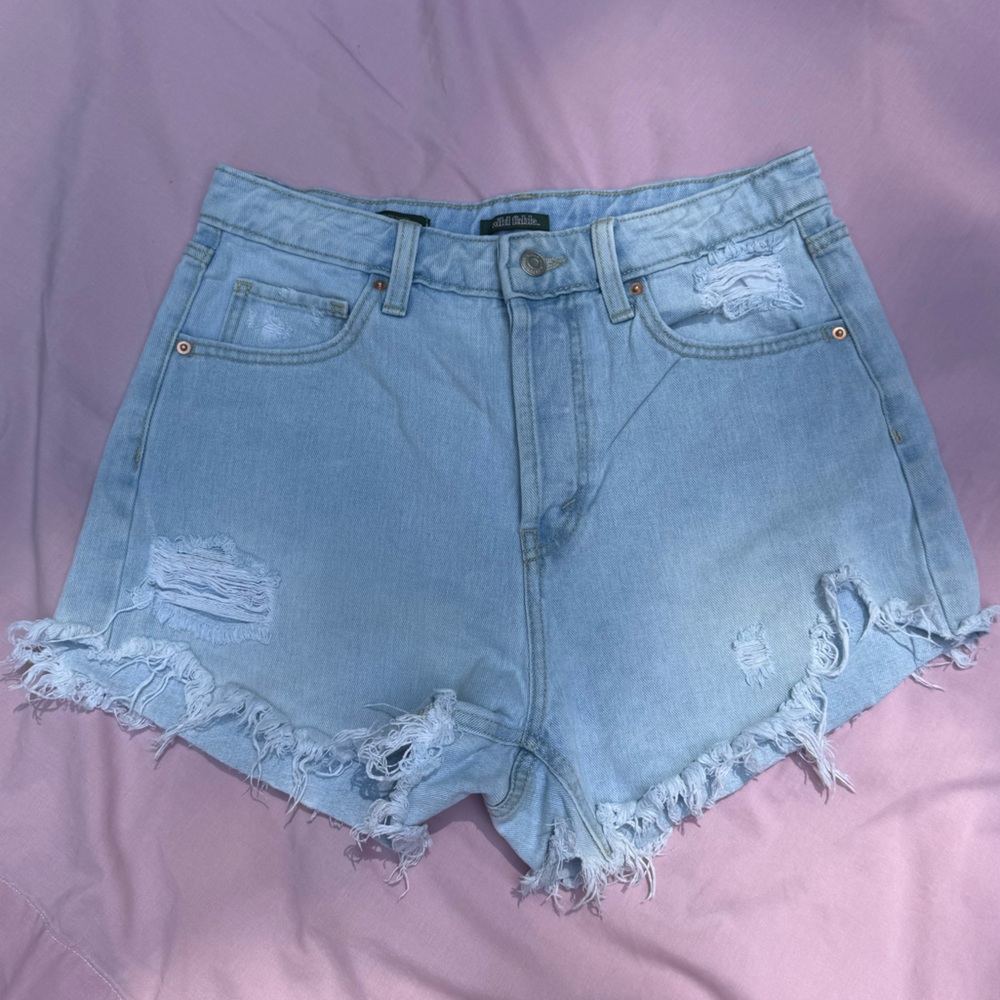 Blue Denim Shorts